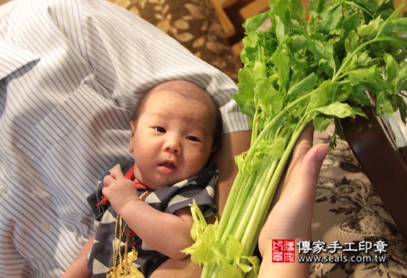 施寶寶(台北大安區到府嬰兒寶寶滿月剃頭理髮、免費到府嬰兒剃胎毛儀式吉祥話)。到府剃頭剃胎毛主持、專業拍照、DVD光碟、證書。★購買「臍帶章、肚臍章、胎毛筆刷印章」贈送：剃頭、收涎、抓周，三選一。2015.10.09 照片9